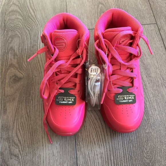 Skechers Girls' S lights Remix - Picture 3 of 7